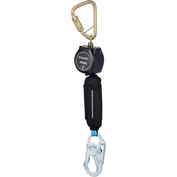 6ftL Mini Personal Self Retracting Lifeline, Dyneema Web